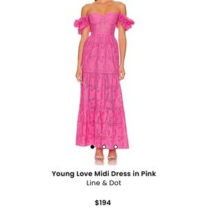 Line & Dot - Young Love Midi Dress